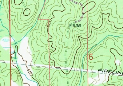 575 topography