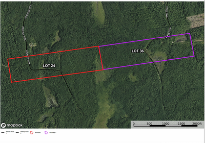 665 Greenbush boundary map of both lots