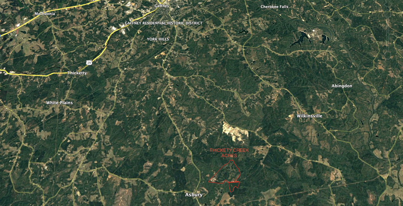 66 I 85 and Thickety Creek