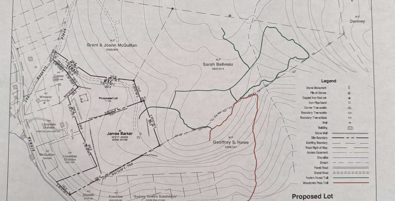 676 Hanover Survey of Proposed Lot