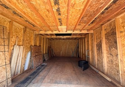 957 Shed interior