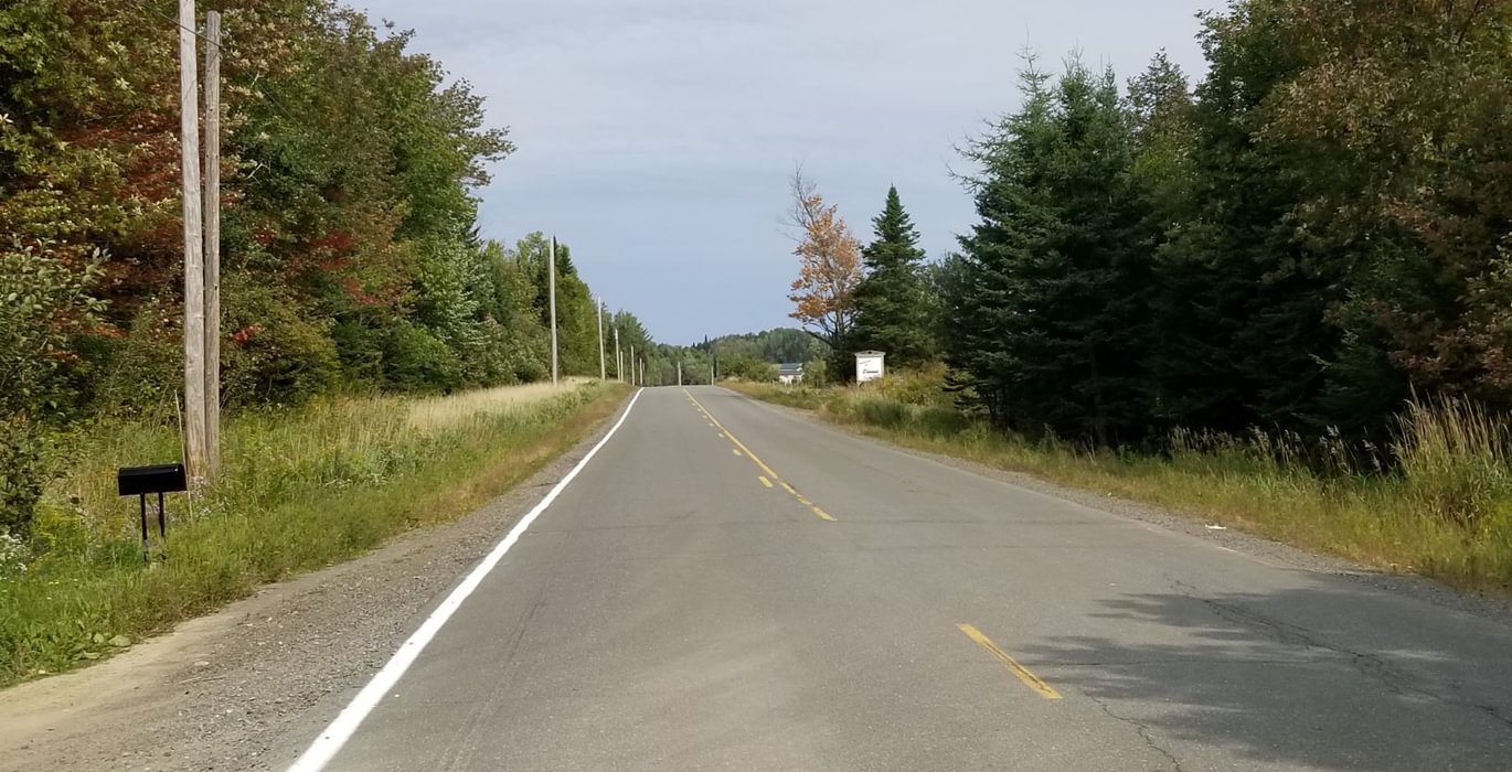 134 Route 2 A looking north from Fire road