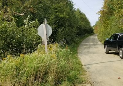 244 Fire road entrance