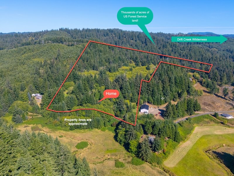 Photo 1 of Sitka Woodland, 35.37 acres, Lincoln County, Oregon