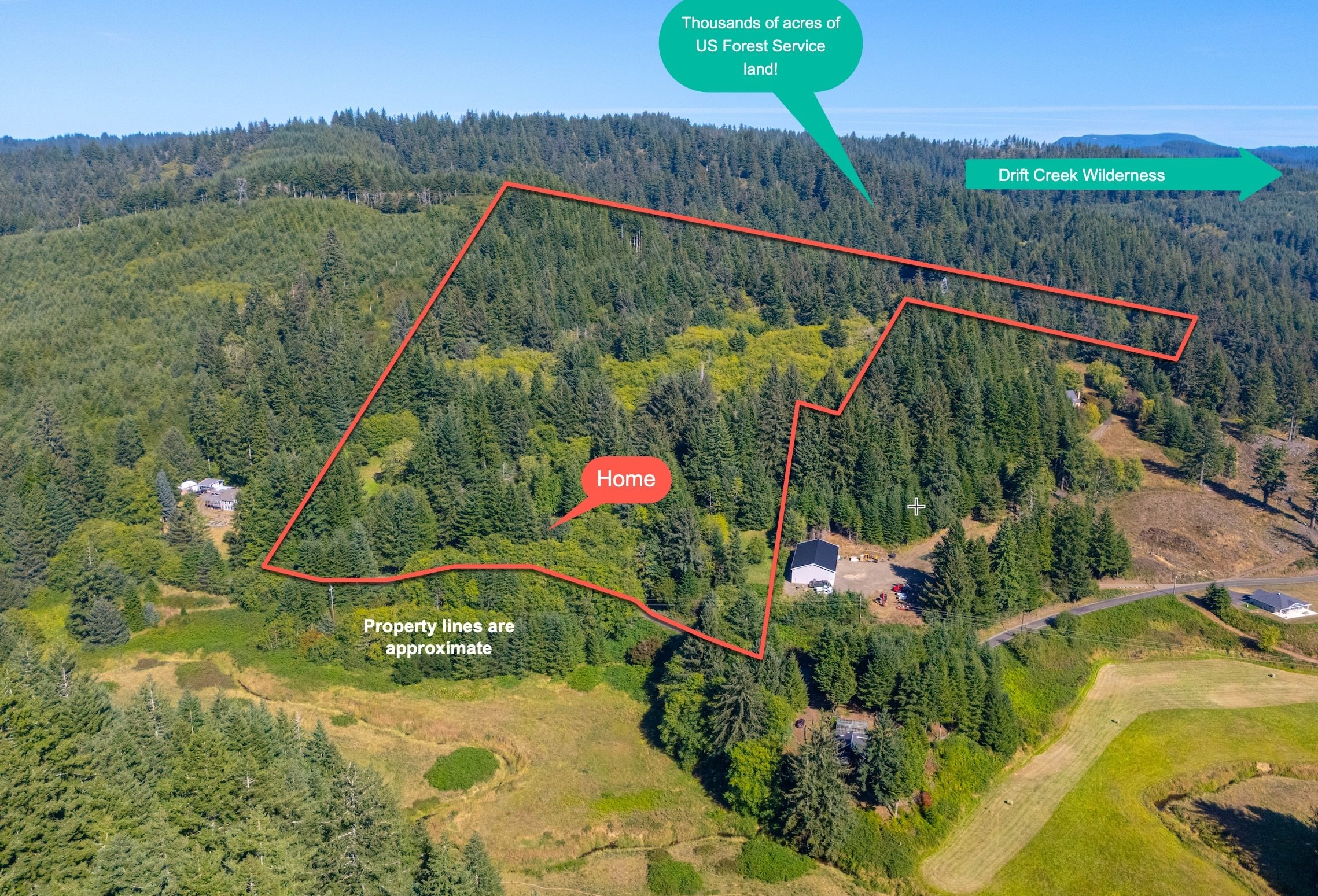 Photo 1 of Sitka Woodland, 35.37 acres, Lincoln County, Oregon