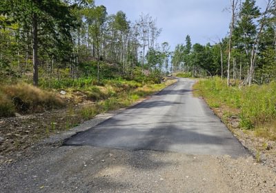 Access road paved