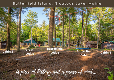 Butterfield Island Nicatous Lake Maine