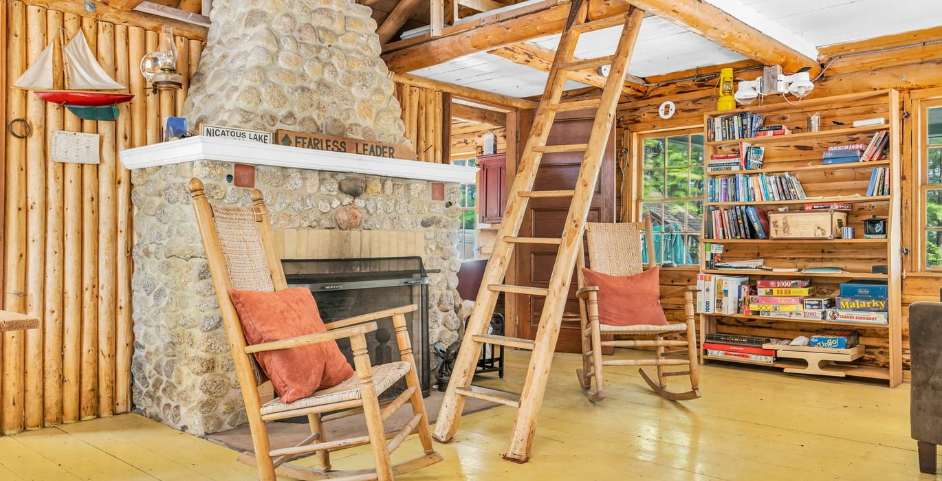 Butterfield Lodge fireplace