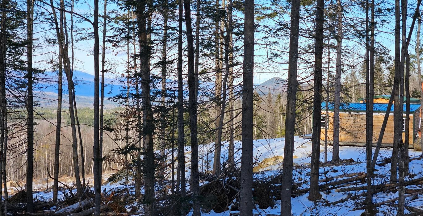 Camp with Mt Blue in distance