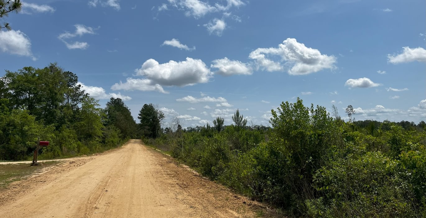 County maintained road frontage