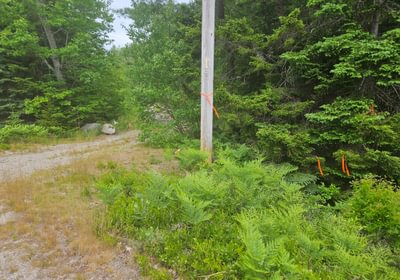 Prop corner along Route 1 adj to access road