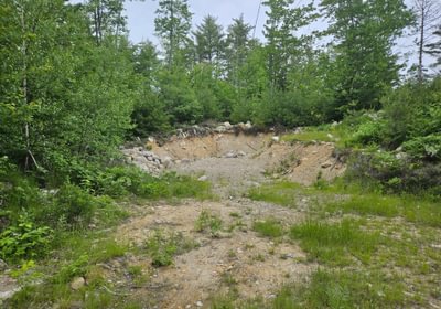 Small Gravel pit on Route 1 lot