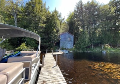 Boathouse from dock
